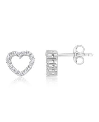 14k Gold-Plated Minimalist Heart Earrings