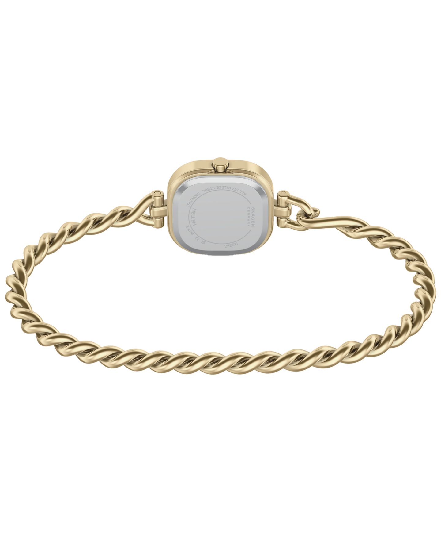 Женские часы Skagen Mellem Micro Quartz Two-Hand Gold Stainless Steel Watch 20mm — фото 4