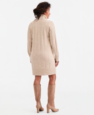 Women's Tan/Beige Sweater Dresses