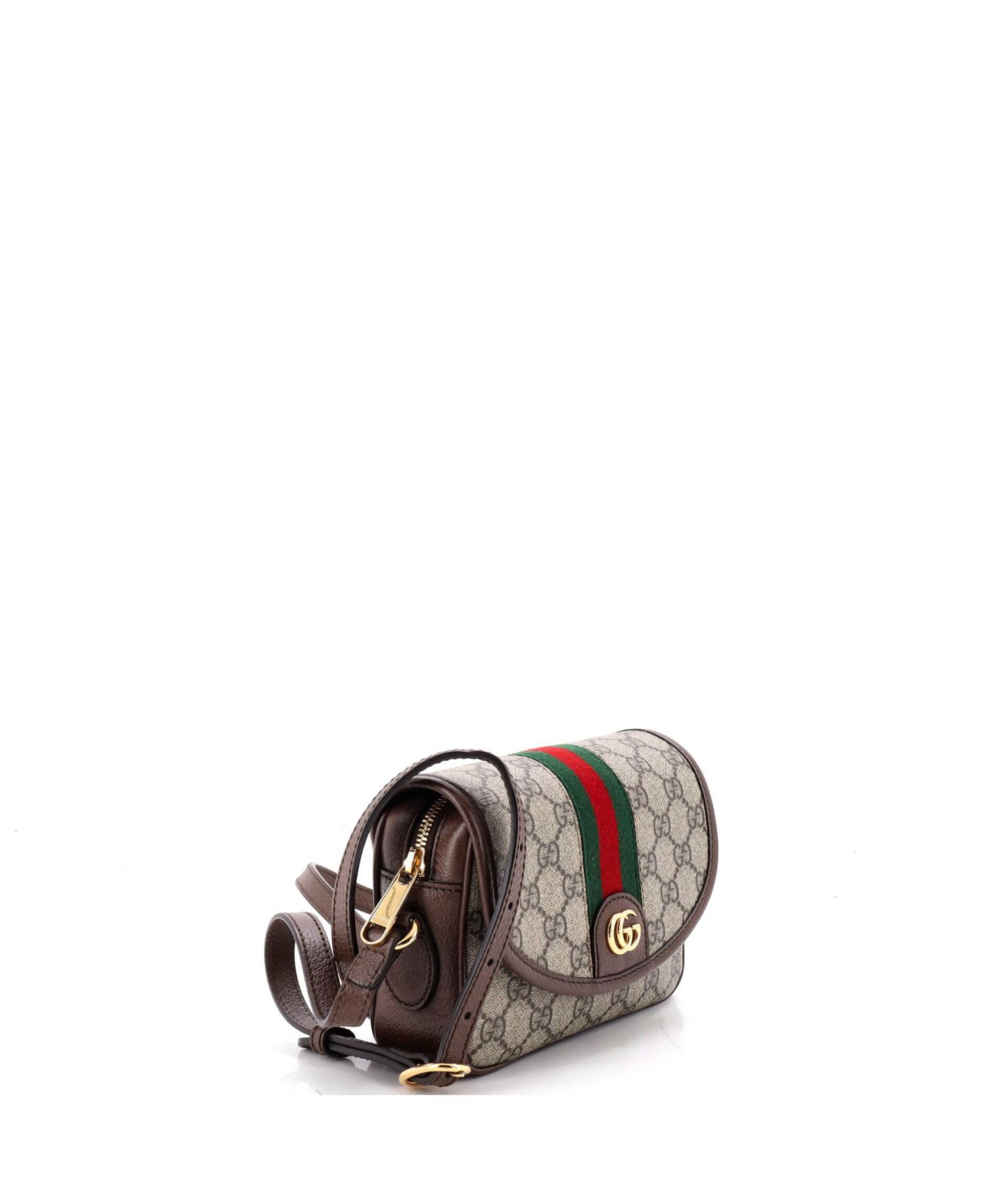 Mini Ophidia Flap Shoulder Bag GG Coated Canvas