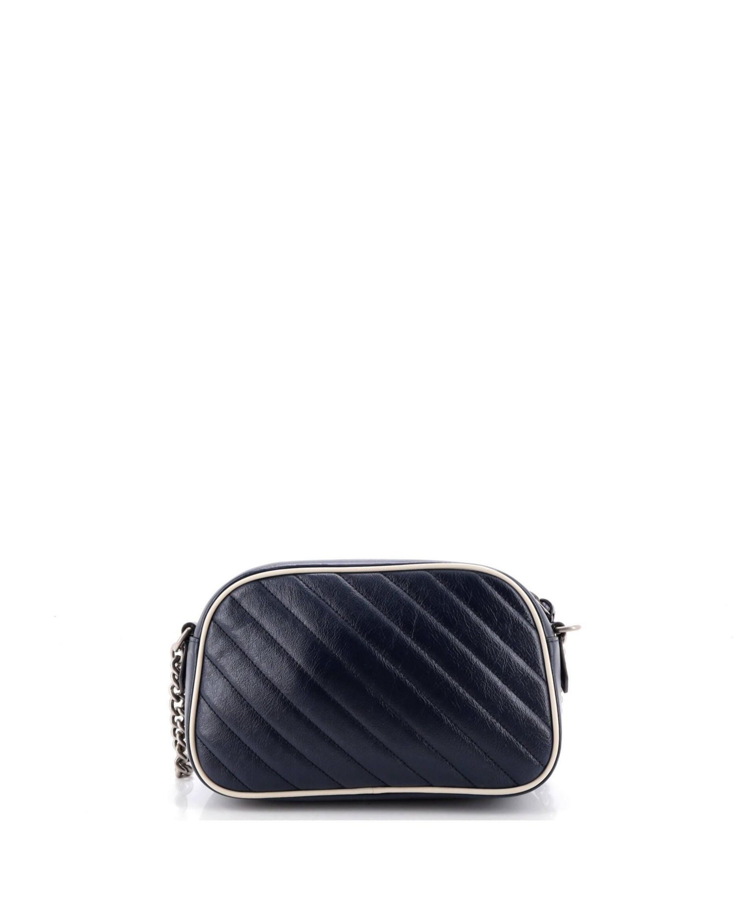 Small GG Marmont Shoulder Bag Diagonal Quilted Leather