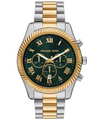 MICHAEL Men's Lexington Chronograph Two-Tone Stainless Steel Watch 44mm