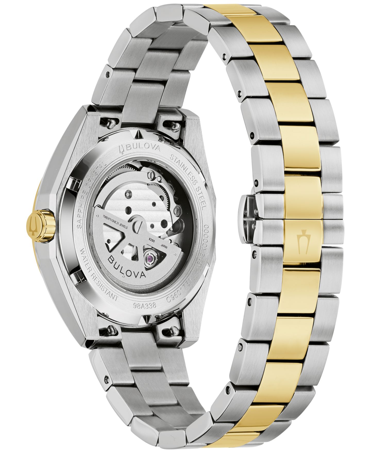 Мужские часы Bulova Automatic Surveyor Two-Tone Stainless Steel Bracelet Watch 39mm — фото 3