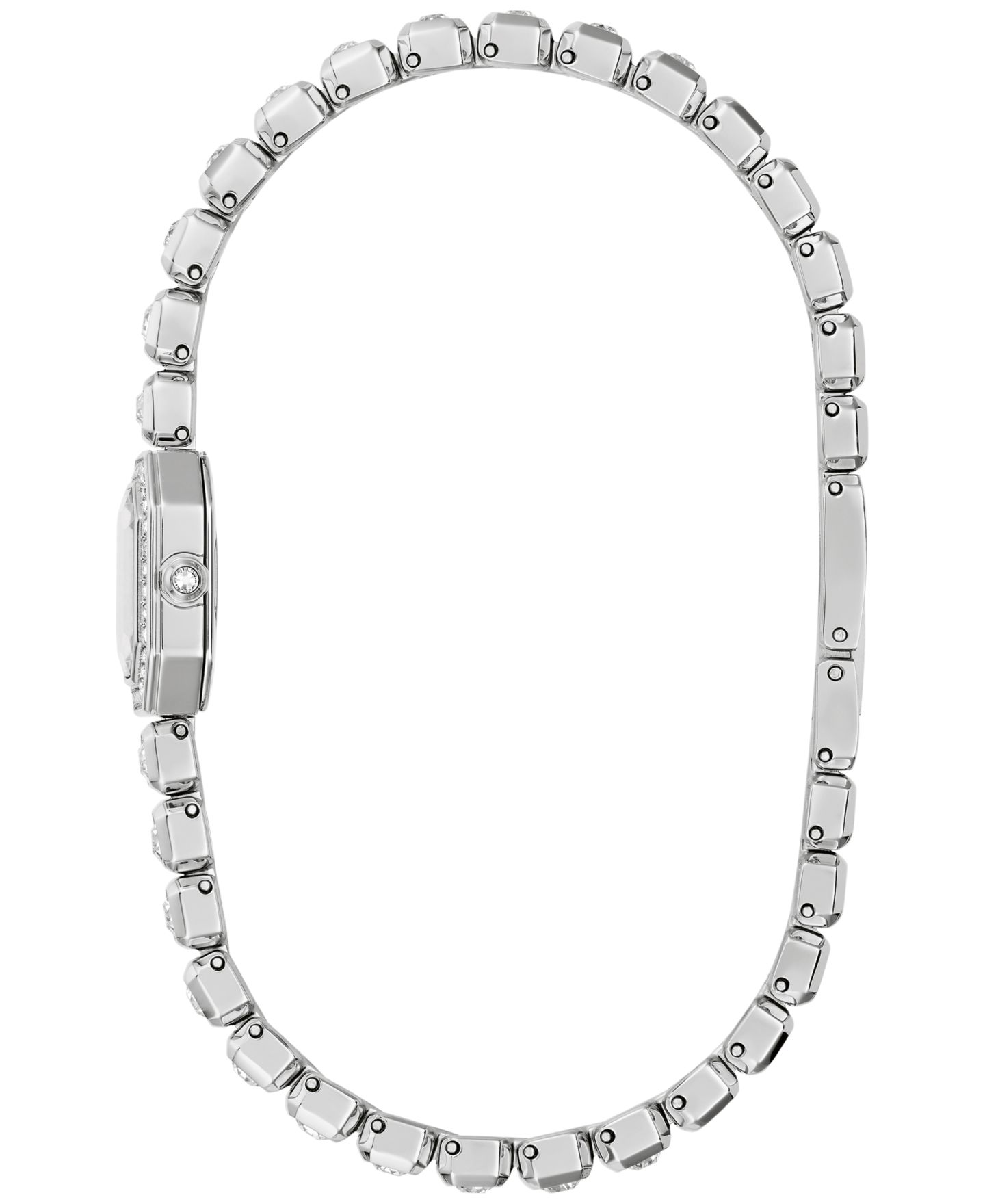 Женские часы Bulova Box Set Crystal Silver-Tone Stainless Steel Bracelet Watch 15mm — фото 6