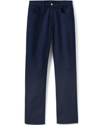Men's Travel Kit Comfort Waist Classic Straight Fit 5 Pocket Pant
