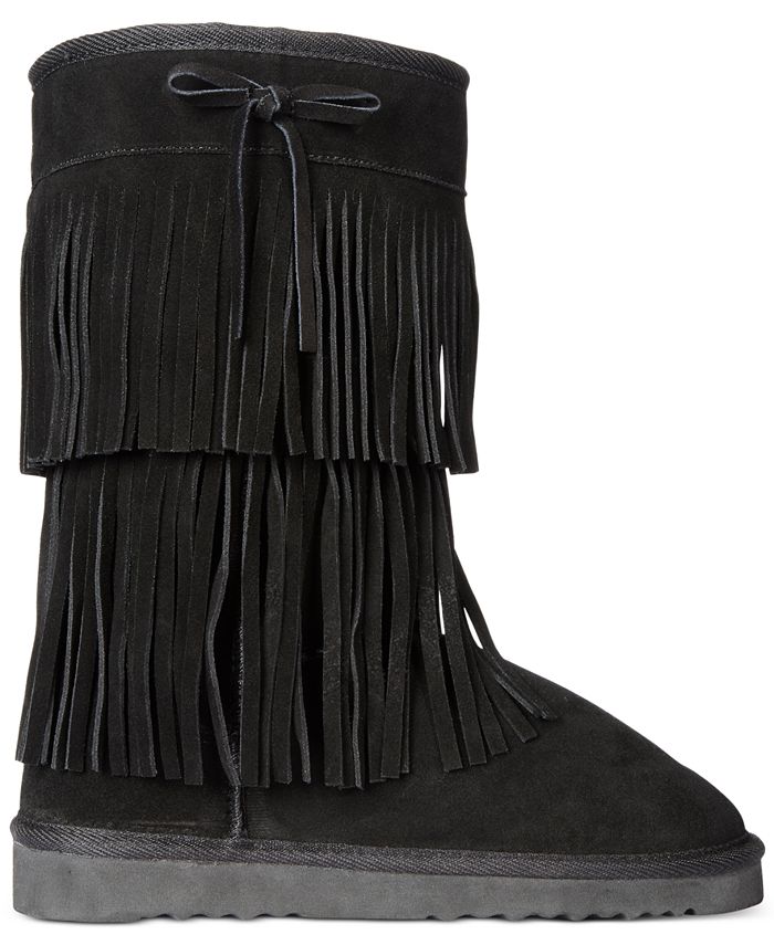 American Rag Senecah Cold-Weather Fringe Boots, Created for Macy's - Macy's