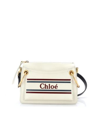 Small Roy Logo Shoulder Bag Printed Leather