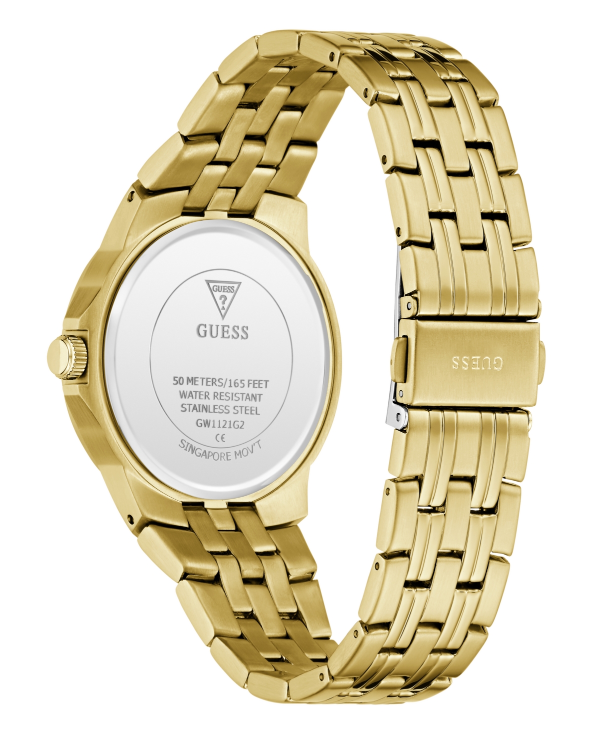 Guess Men's Quartz Gold-Tone Stainless Steel Watch 39 mm