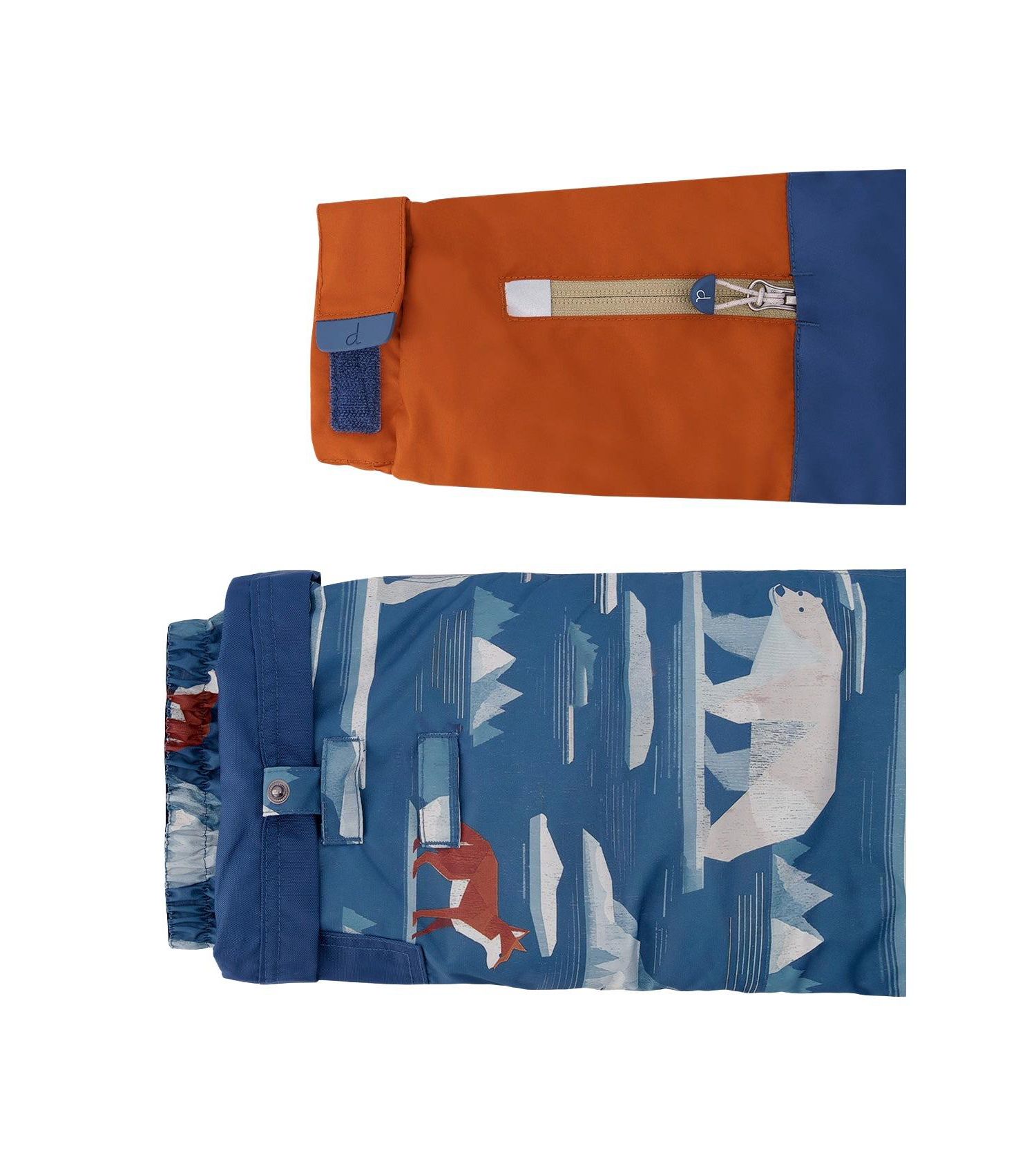 Big Boys Boy(6-14) Two Piece Play Snowsuit Bear Print Pants