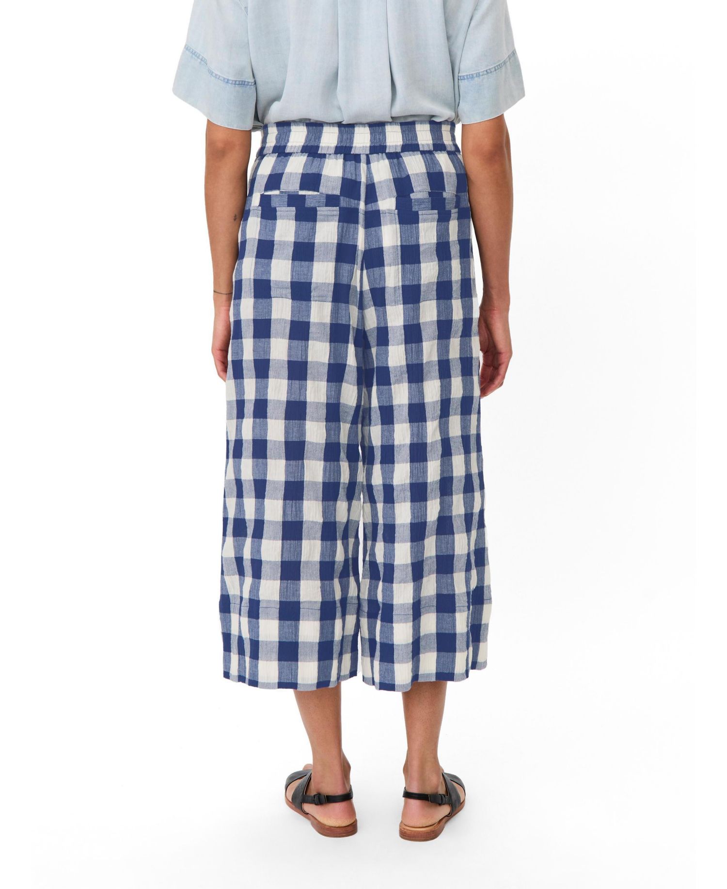 Women's Maportia Gingham Wide-Leg Pants