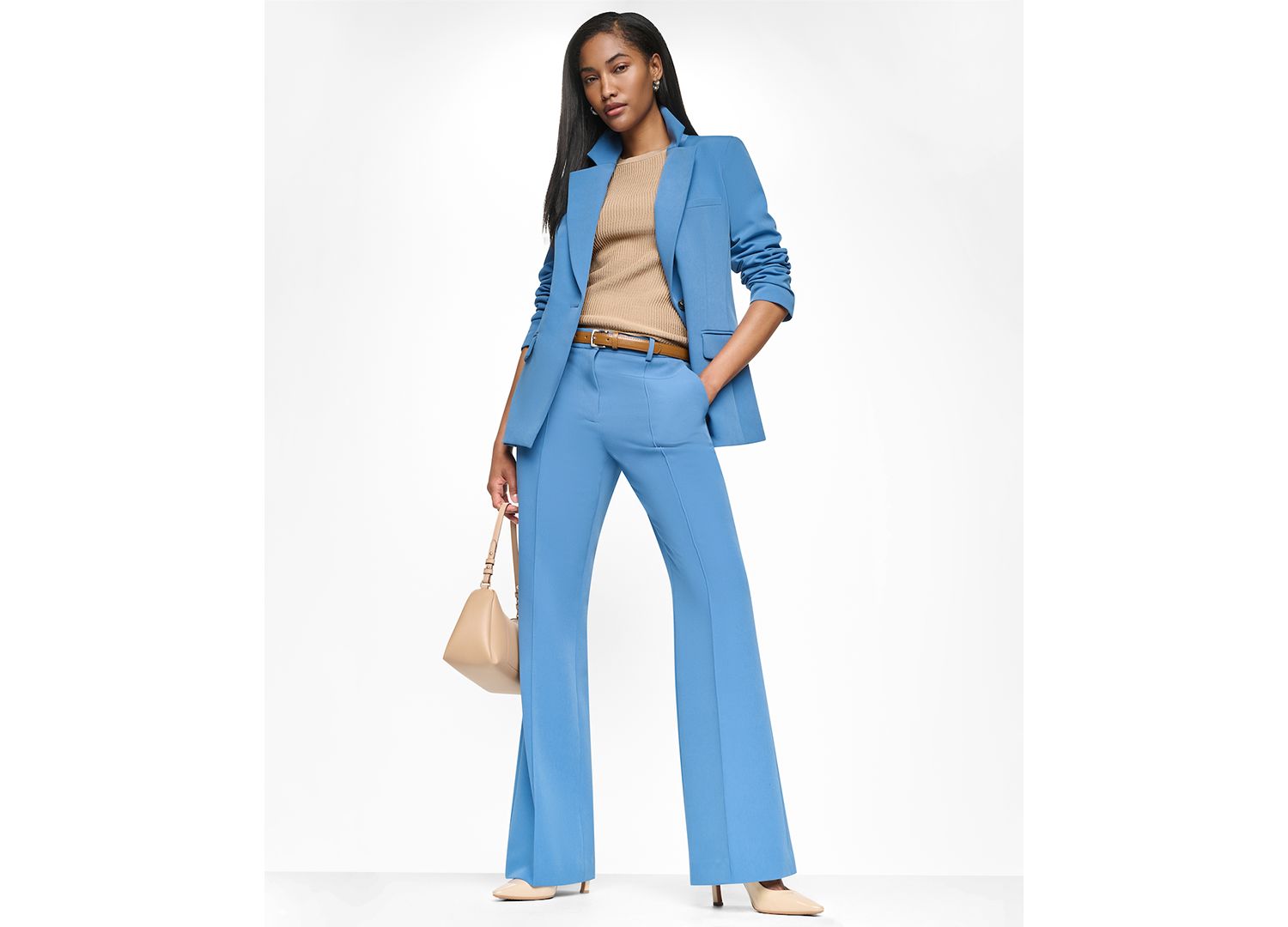 Women's Tech Tailoring 1-Button 3/4-Sleeve Blazer