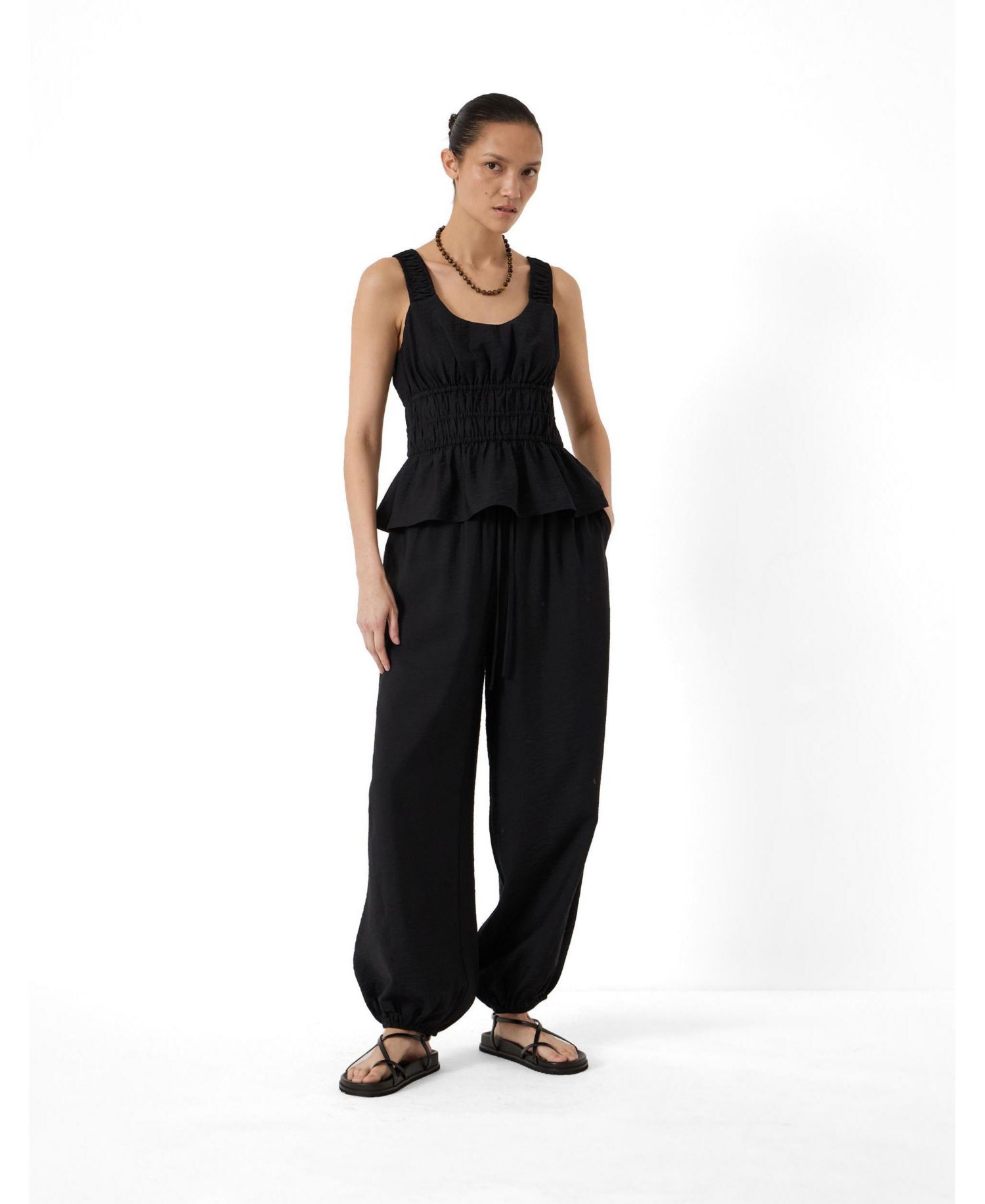 Women's Amaris Bubble-Hem High-Rise Pull-On Pants