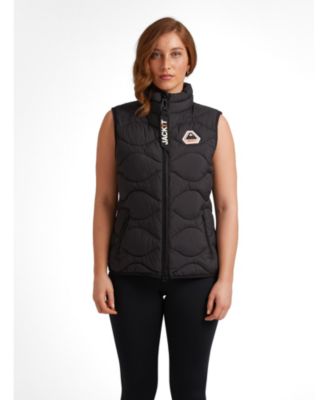 Women's High Neck Gilet Jacket