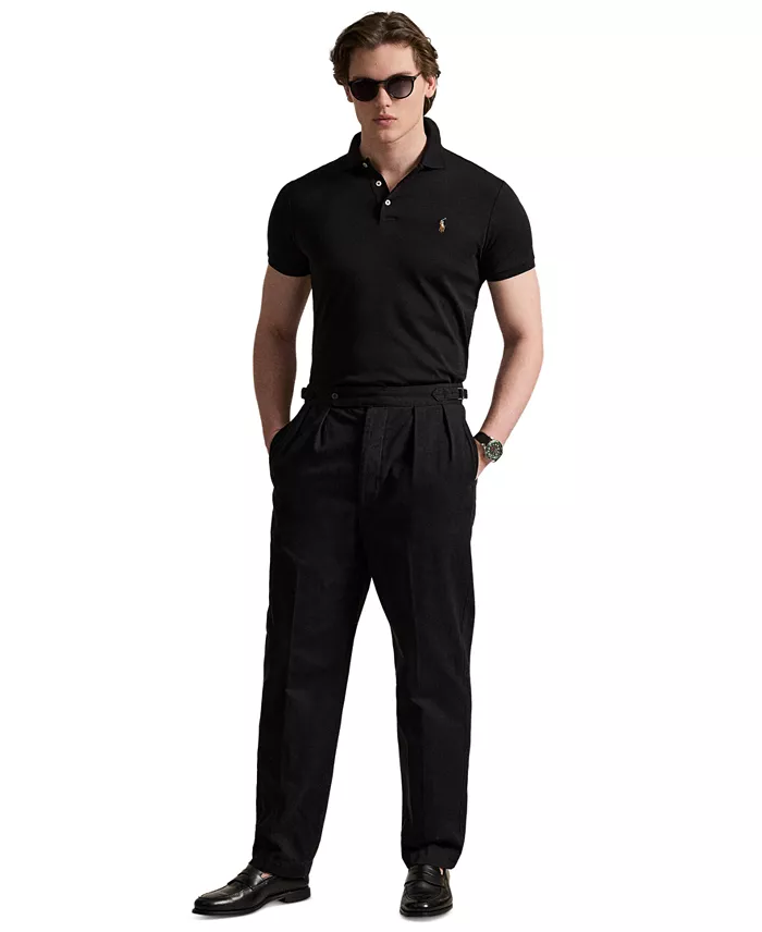 Men’s Slim-Fit Soft Cotton Polo Shirt - thumbnail 6