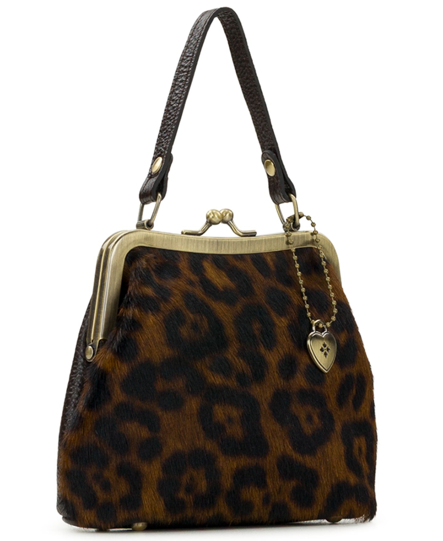 Женская сумка Patricia Nash Mini Laureana Leopard Chain Crossbody Handbag, цвет: Леопардовый — фото 3