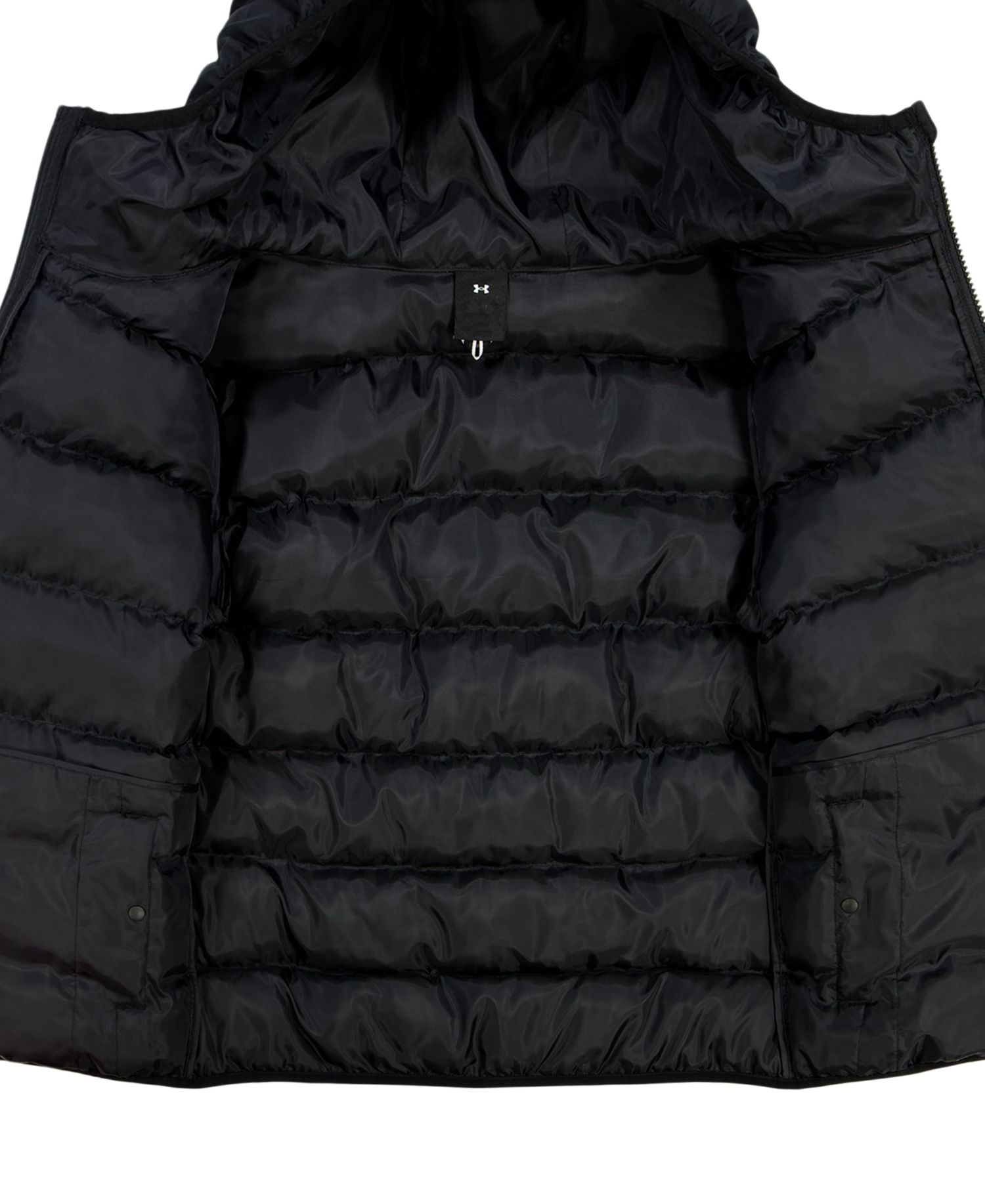 Boys' 8-20 Solid Logo Full-Zip Puffer Hooded Jacket