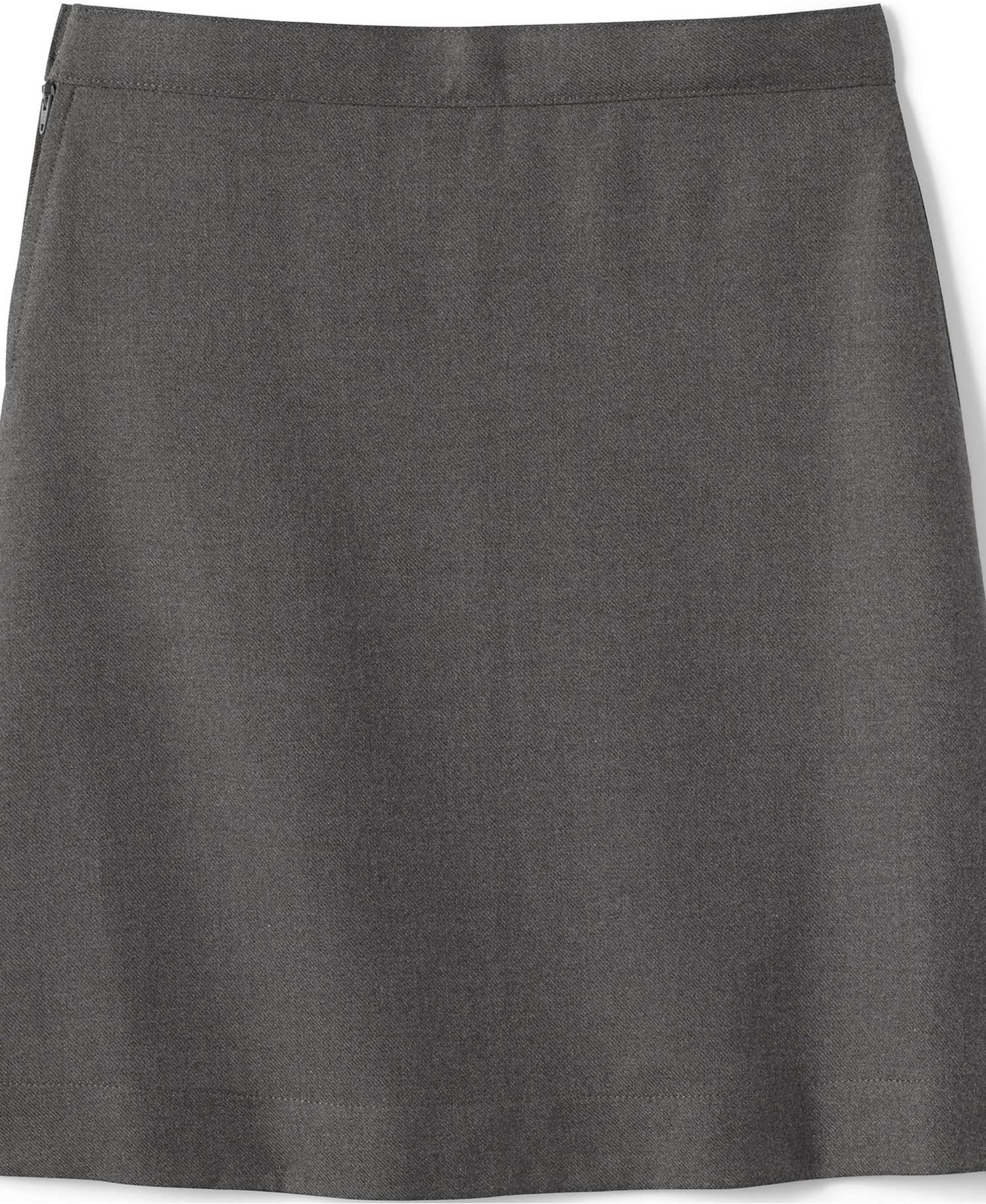 Men's School Uniform Girls Child Plus Solid A-line Skirt Below the Knee