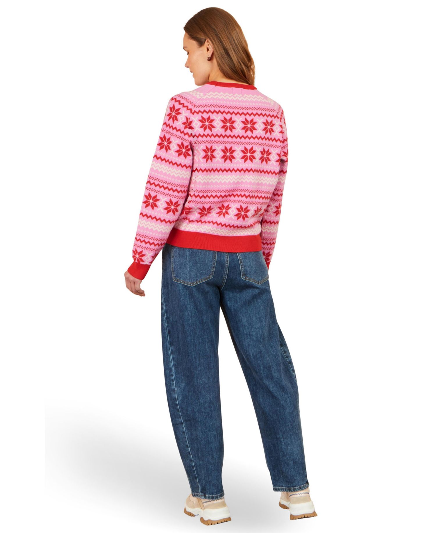 Women's Apres Intarsia Knit Fair Isle Sweater