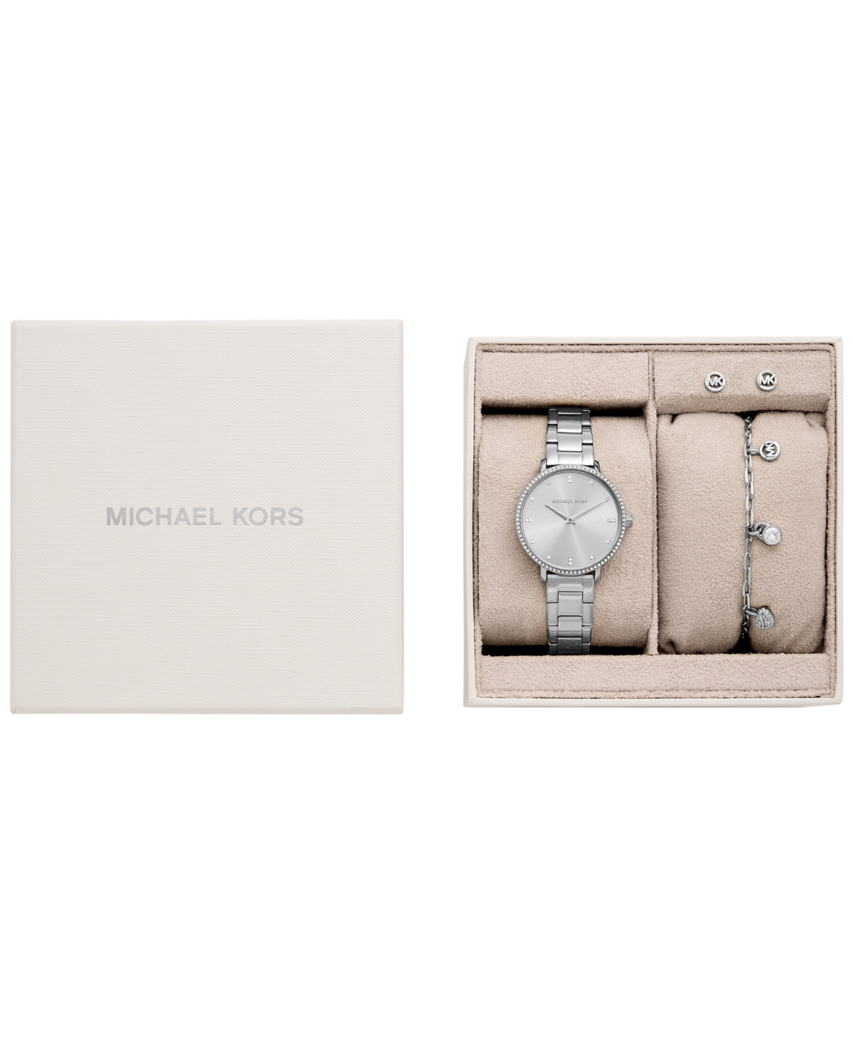 Michael Kors Women's Pyper Two-Hand Stainless Steel Watch 32mm