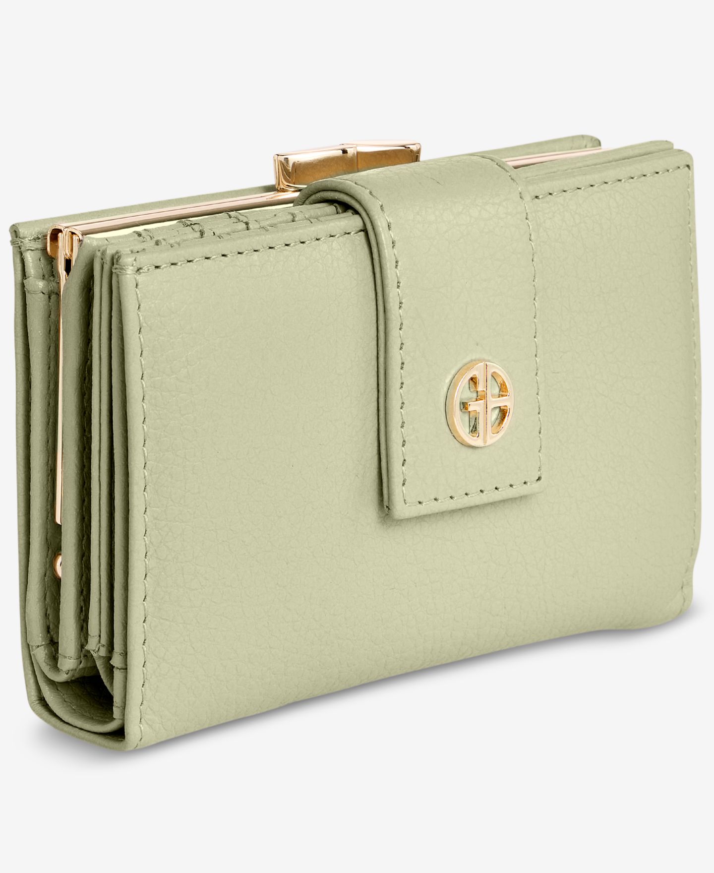 Женский кошелёк Giani Bernini Softy Leather Framed Colorblock Wallet, цвет: Лимонный — фото 6