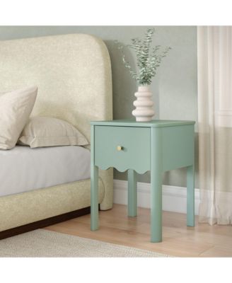 Sutton 1 Drawer Nightstand, 18 x 18, Blonde