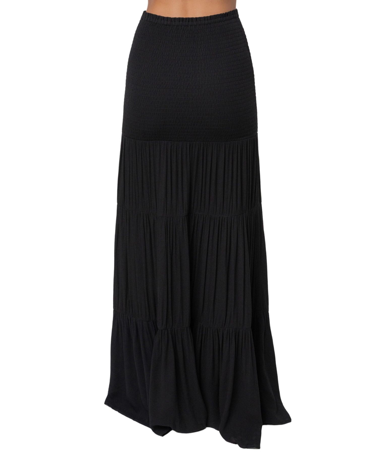 Women's Solana Off-the-Shoulder Long-Sleeve Viscose Crop Top and Maxi Skirt Set