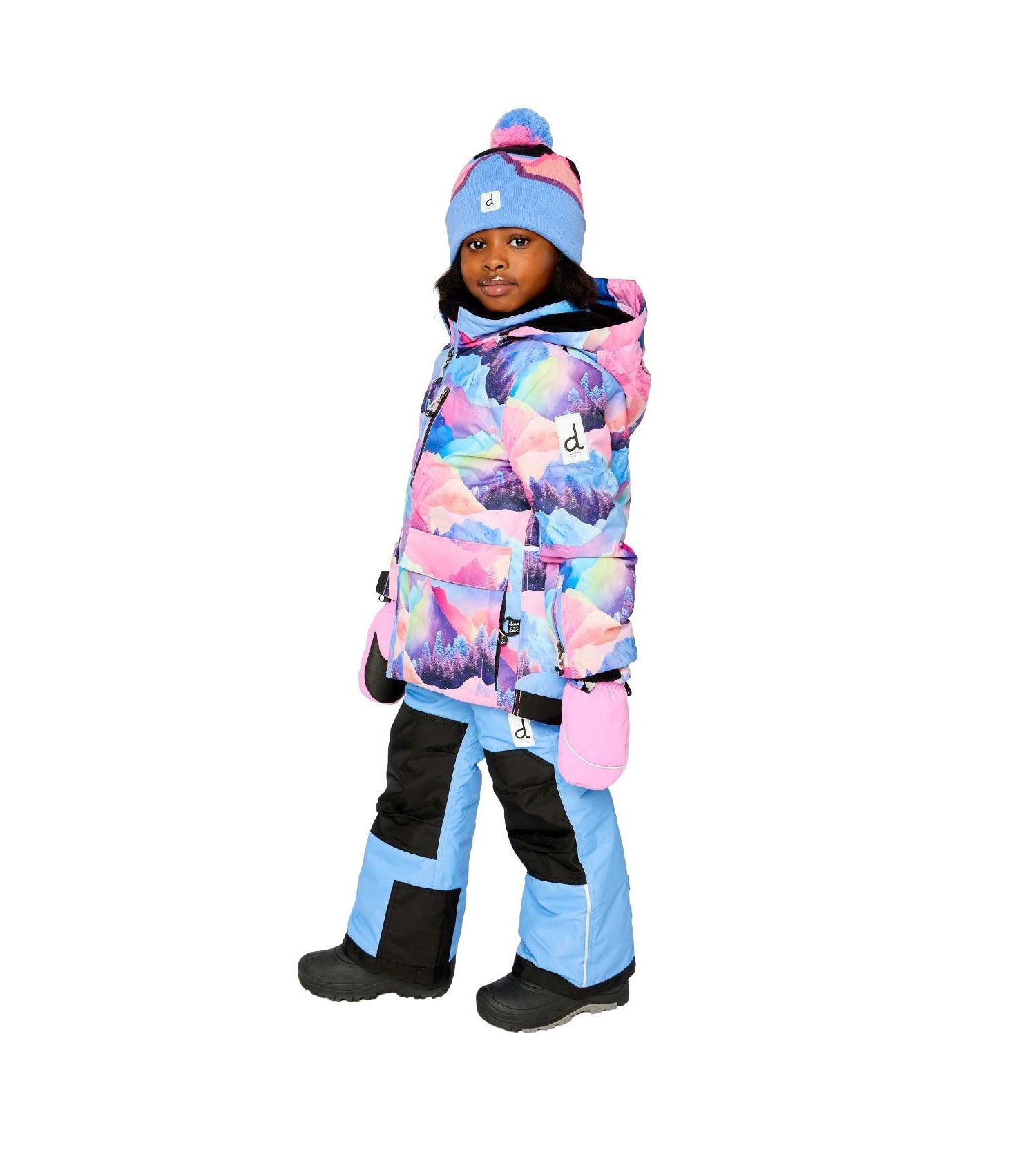 Little and Big Girl's (6-14) Two Piece Play Snowsuit