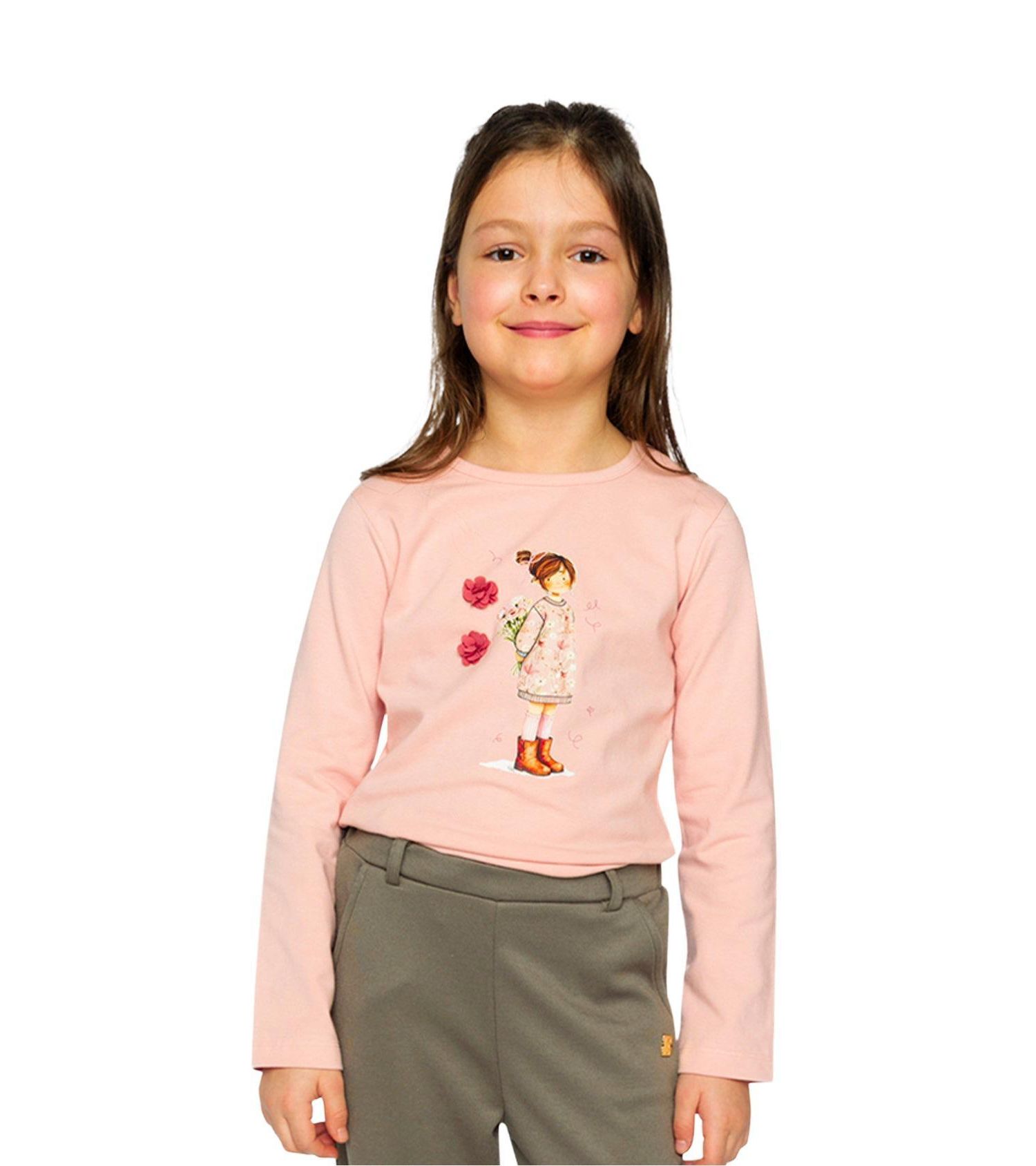 Little and Big Girl 6-12 Cotton Jersey T-Shirt