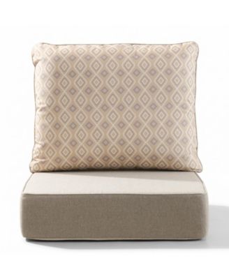 6inch Thick 24 x 24" Outdoor Chair Patio Cushions Deep Seat Waterproof Chair Cushions