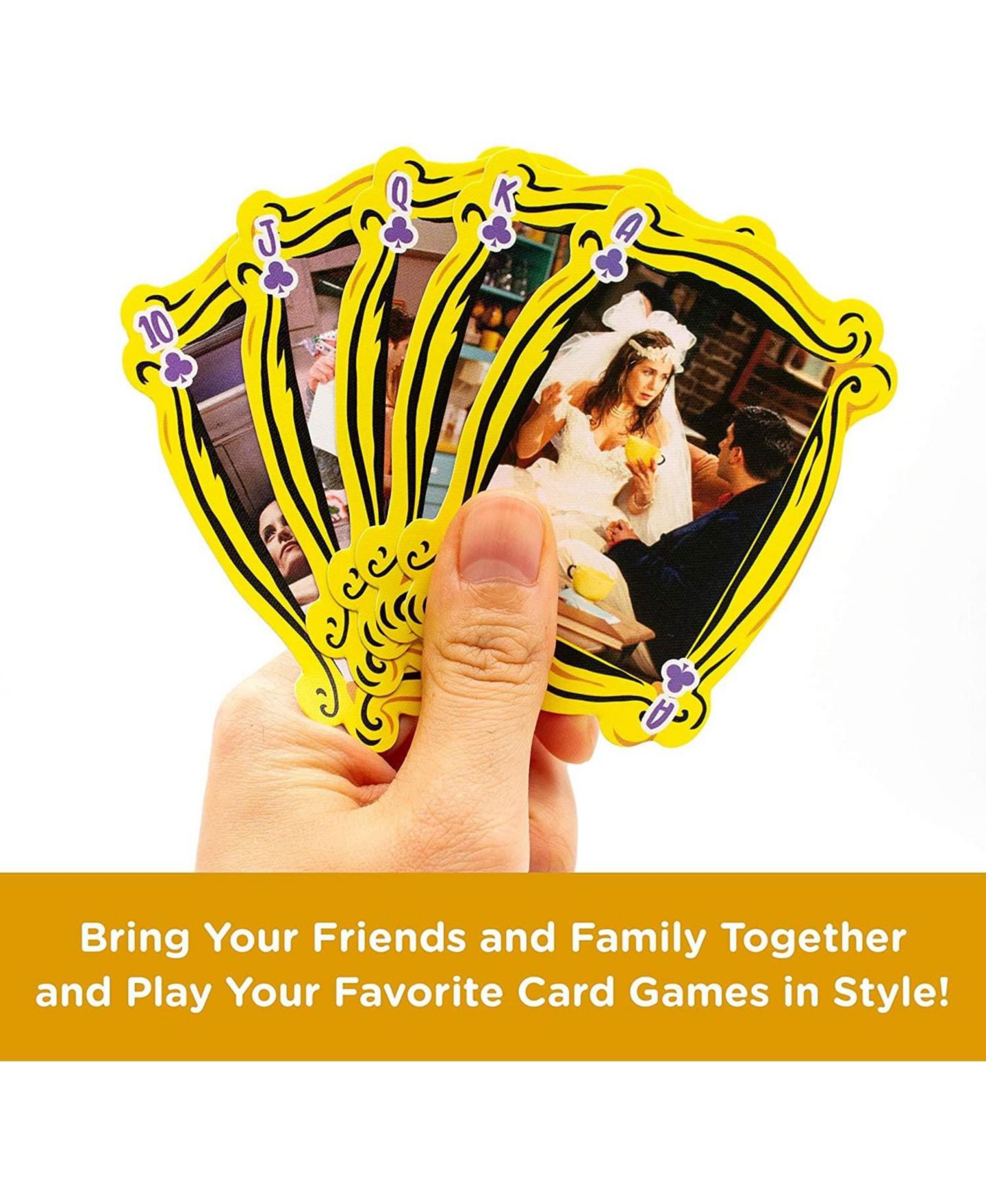 Детские игрушки NMR Distribution Friends-Themed Shaped Playing Cards, 54-Piece, Ages 6+ — фото 3