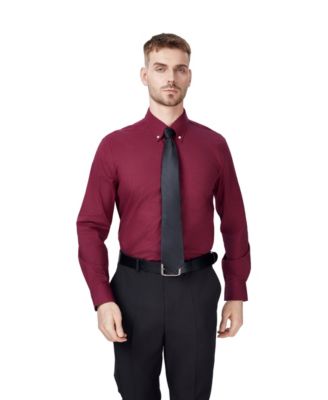 Men's Regular-Fit Gingham Dress Shirt