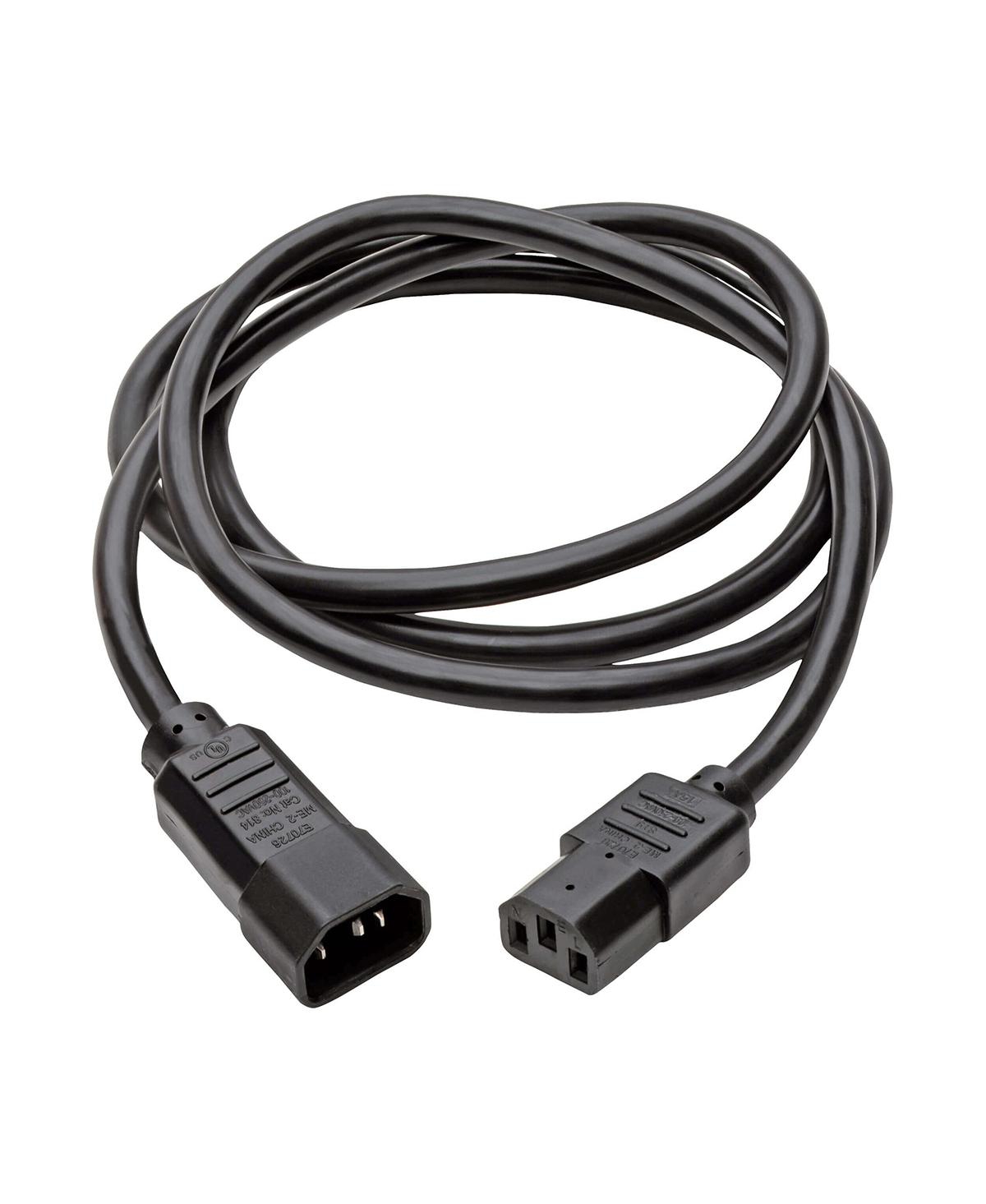 Tripp Lite Heavy-Duty 6' Pdu Power Extension Cord for C13/C14 Power Connectors - Black