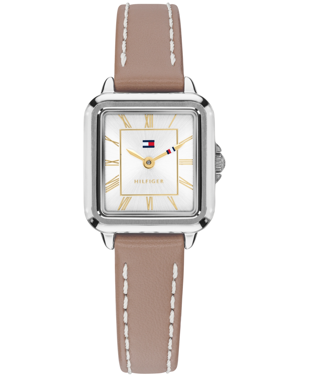 Tommy Hilfiger Women's Quartz Gray Leather Strap Watch 24mm x 22.5mm