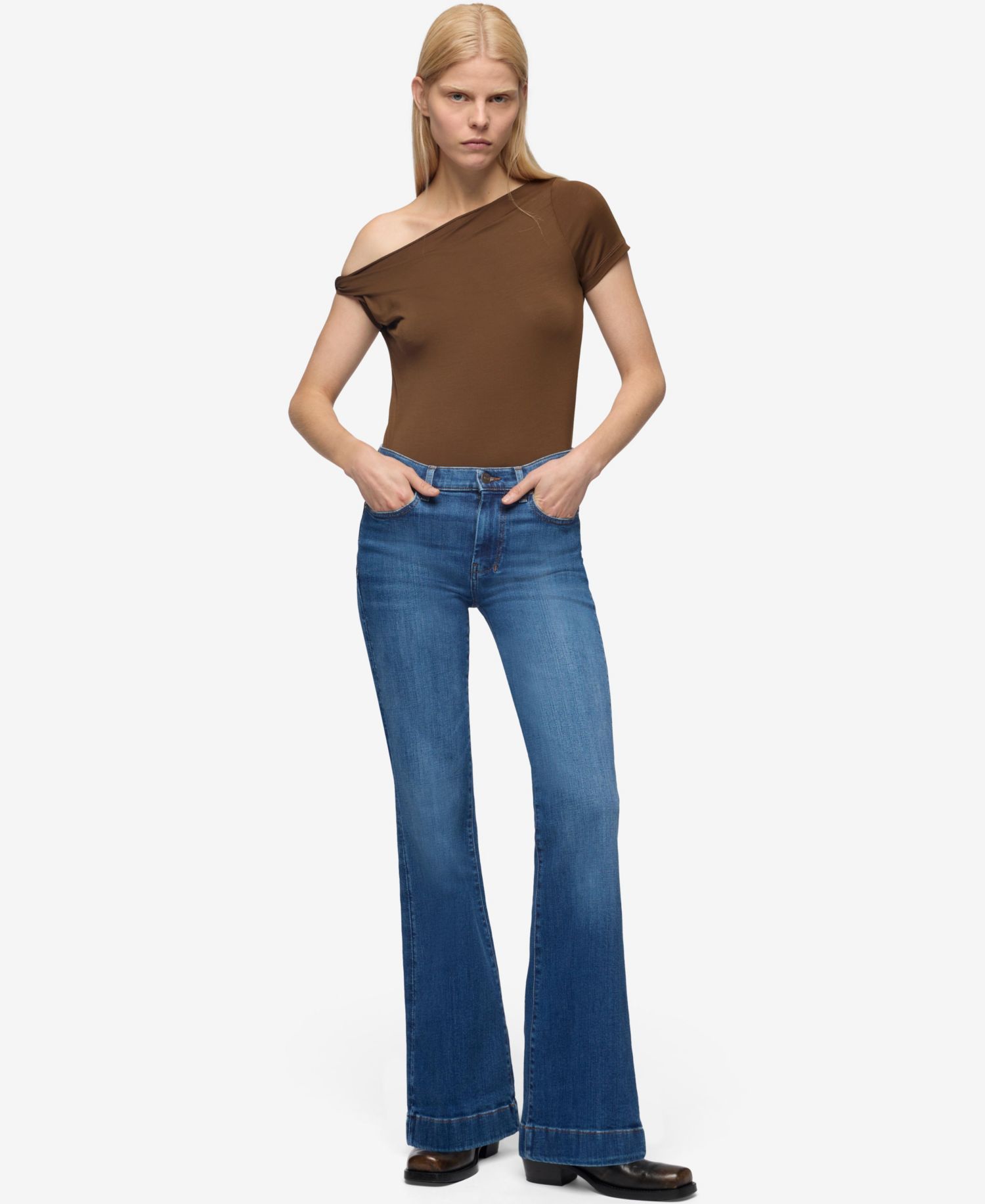 Women's Dojo Tailorless Mid-Rise Flare Jeans