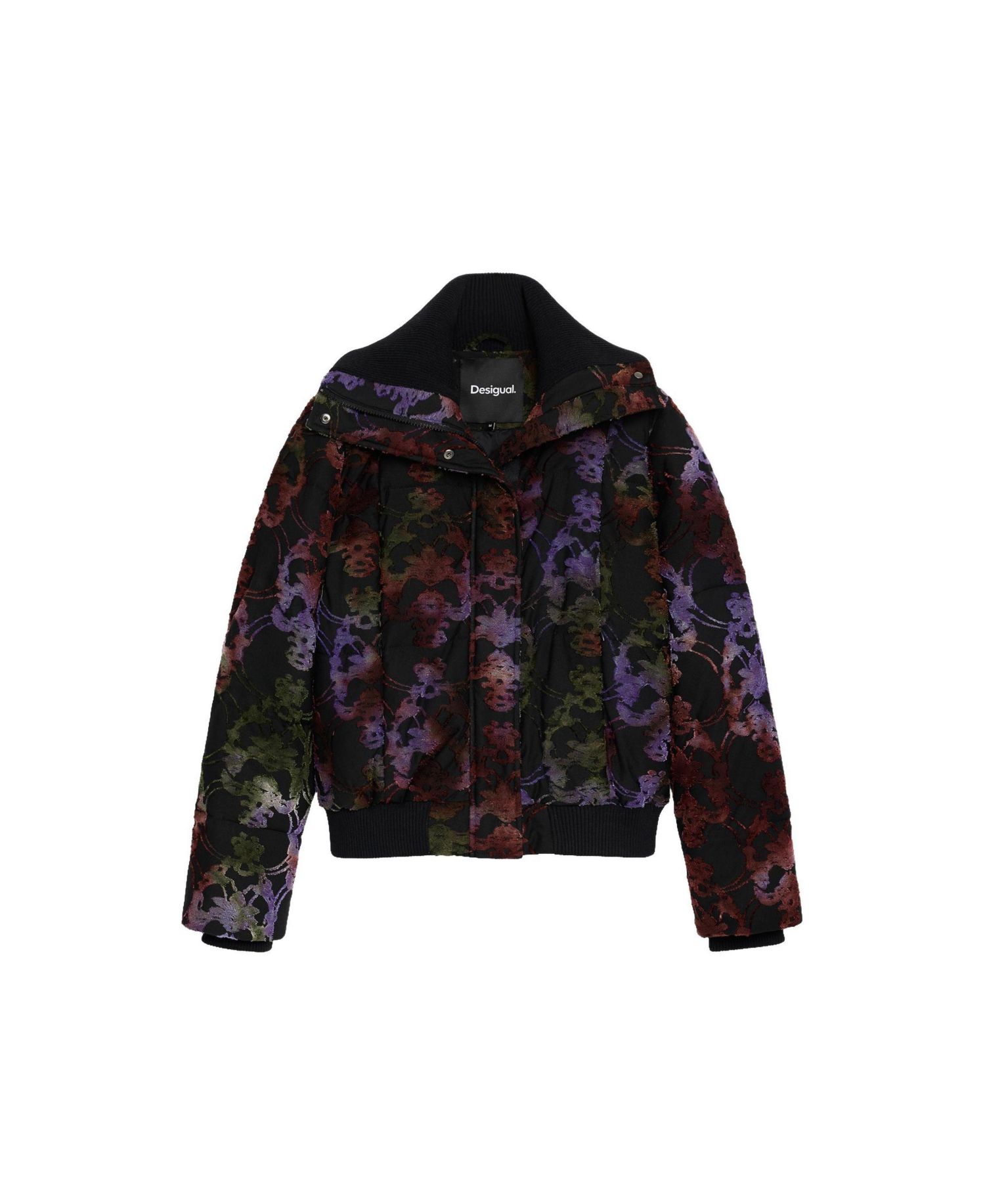 Women's Short Padded flocked Coat