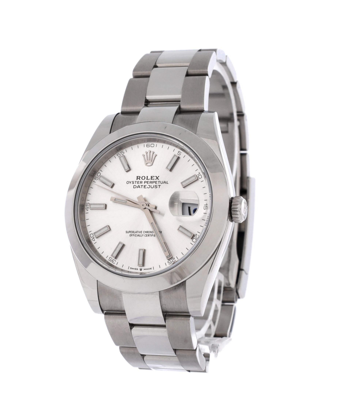 Pre-Owned Rolex Oyster Perpetual Datejust Automatic Watch in Stainless Steel 41mm