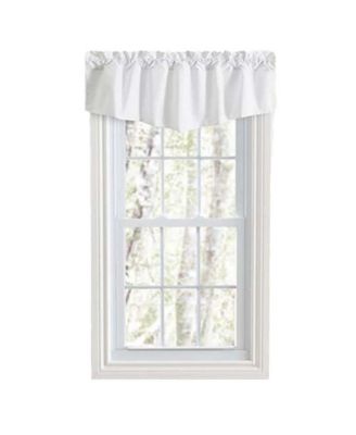 Ellis Classic Tailored Design in a Perma Press Fabric 3" Rod Pocket Lined Tapered Valance 42"x18"