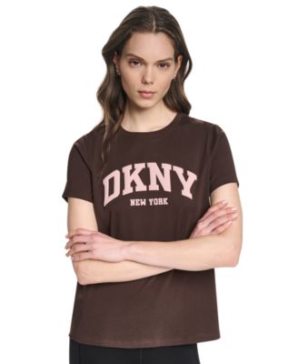 Women's Puff Varsity Logo Relaxed-Fit Crewneck T-Shirt