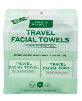 Travel Fresh Facial Towels, 25-Pack