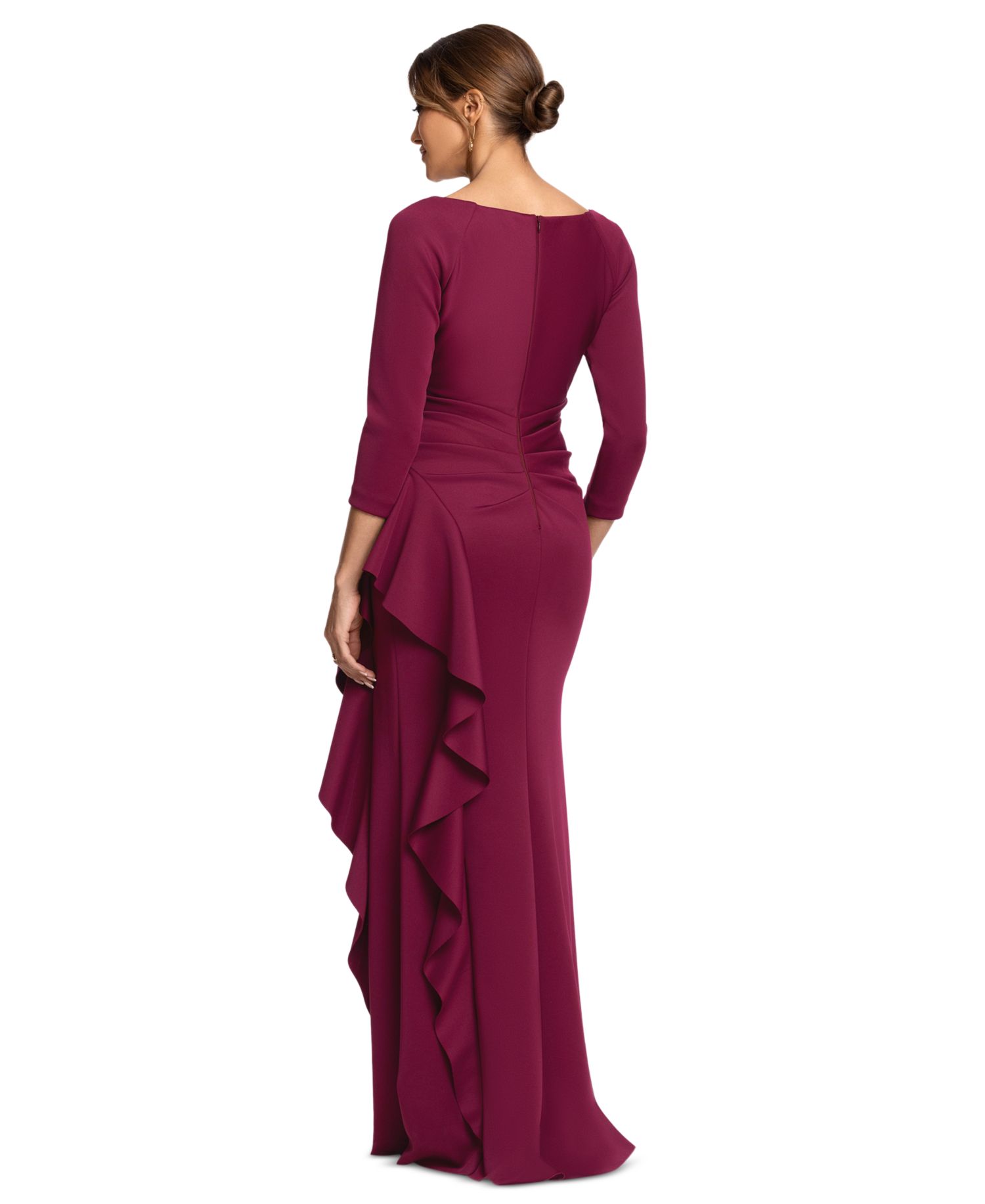 Women's Long-Sleeve Scuba Gown