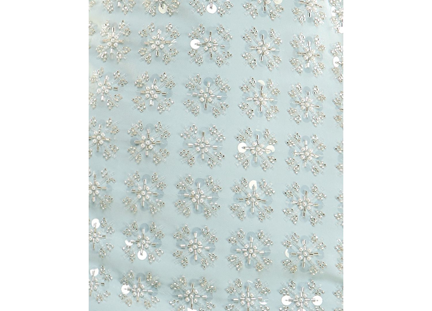 Juniors' Beaded Floral Strapless Dress
