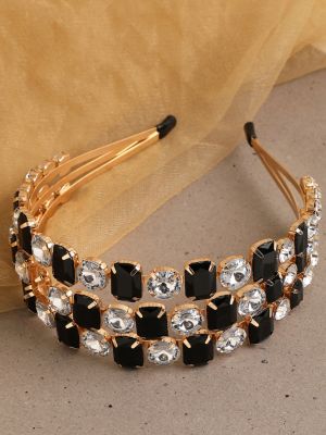 Stones Gold Plated Hairband