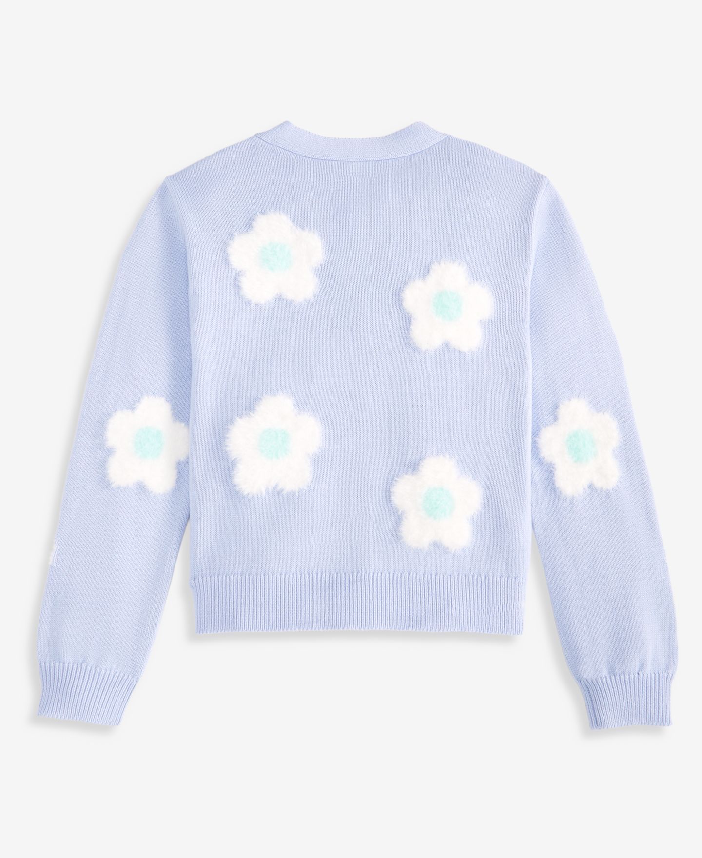 Кардиган Epic Threads Flowers V-Neck для девочек, цвет: Lucien Blu — фото 2
