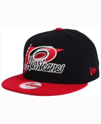 black fitted red brim