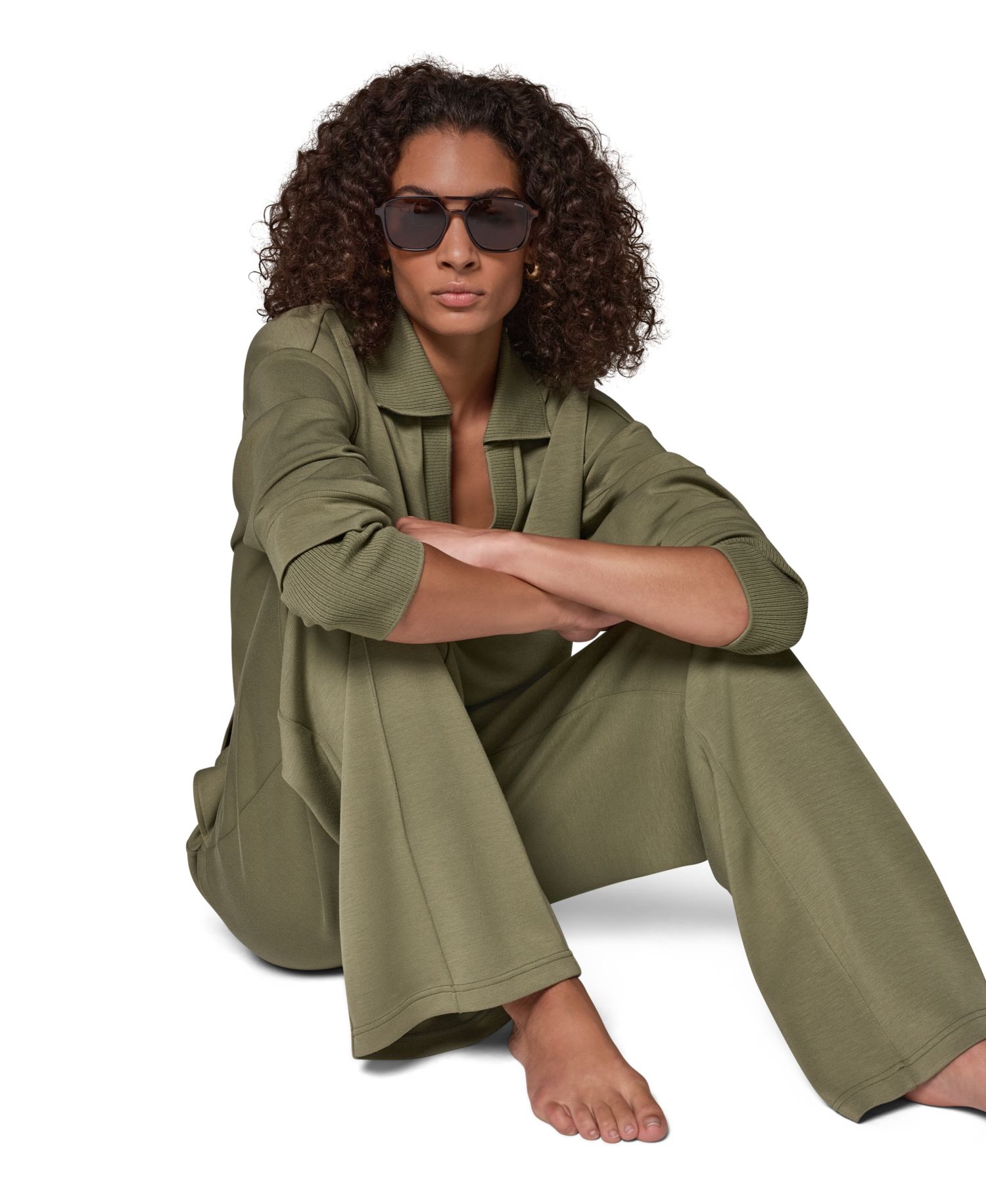 Women's Jet Setter Mid-Rise Pull-On Wide-Leg Pants
