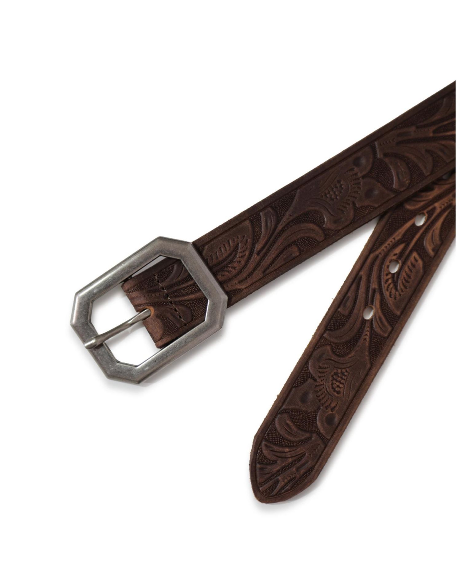 Women's Stand By Me Embossed Leather Belt