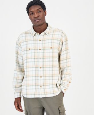 Men's Plaid Flannel Overshirt