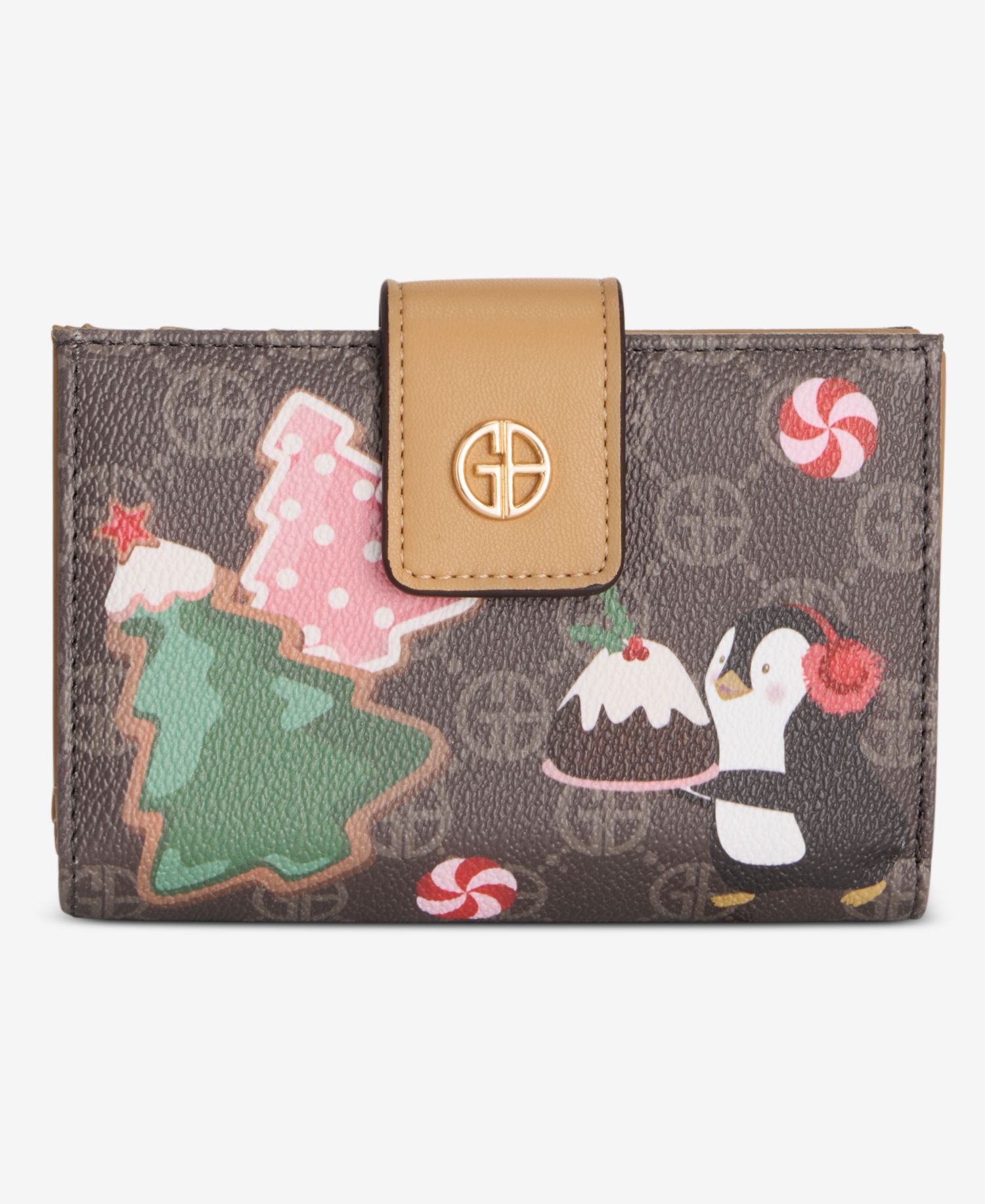 Gingerbread Bears Framed Indexer Wallet