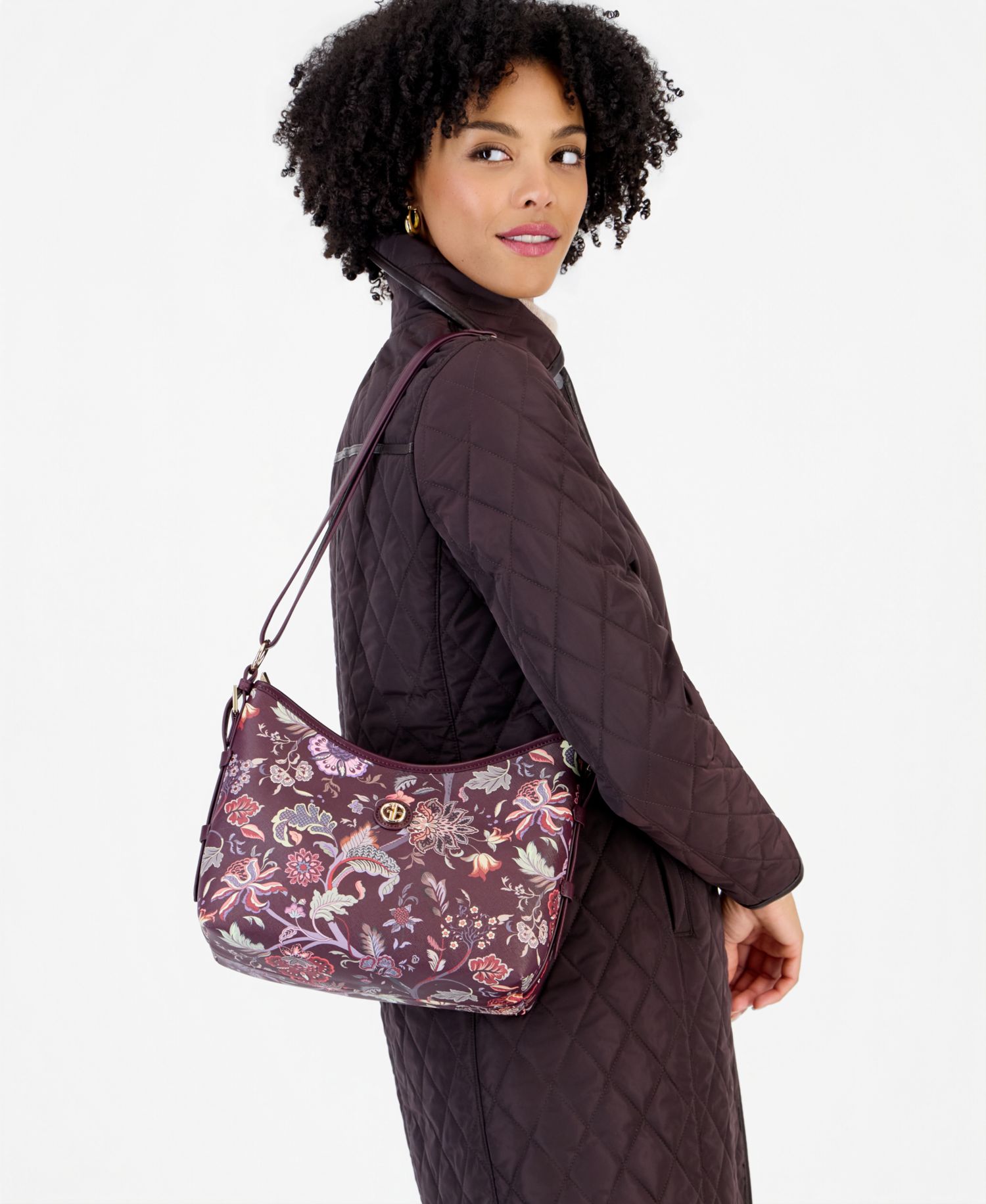 Floral Soft Shoulder Bag