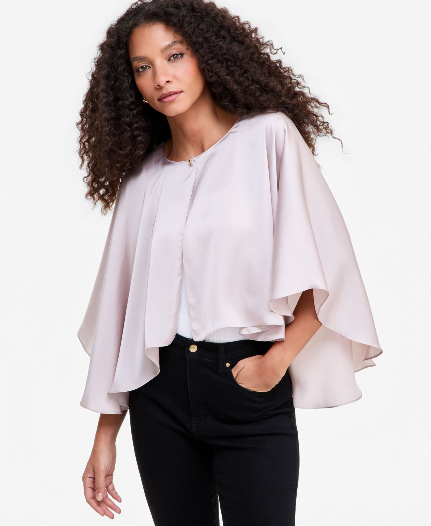 Women's Satin Capelet